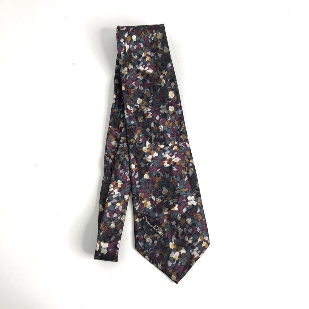 Oscar de la Renta Abstract Dotted Tie